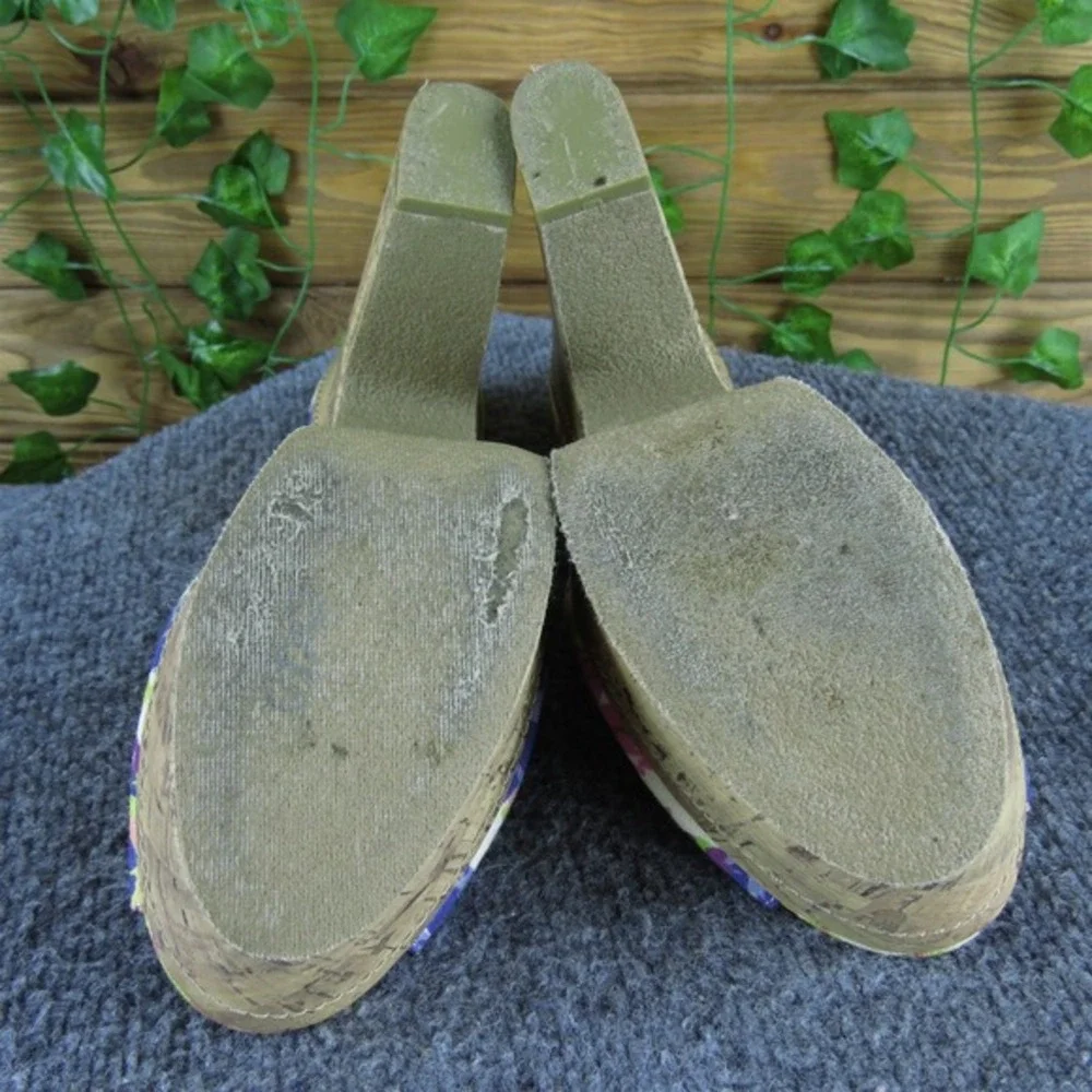 Steve Madden Women Genny Platform Multicolor Fabric Pump 10‎ Gently Used 2025